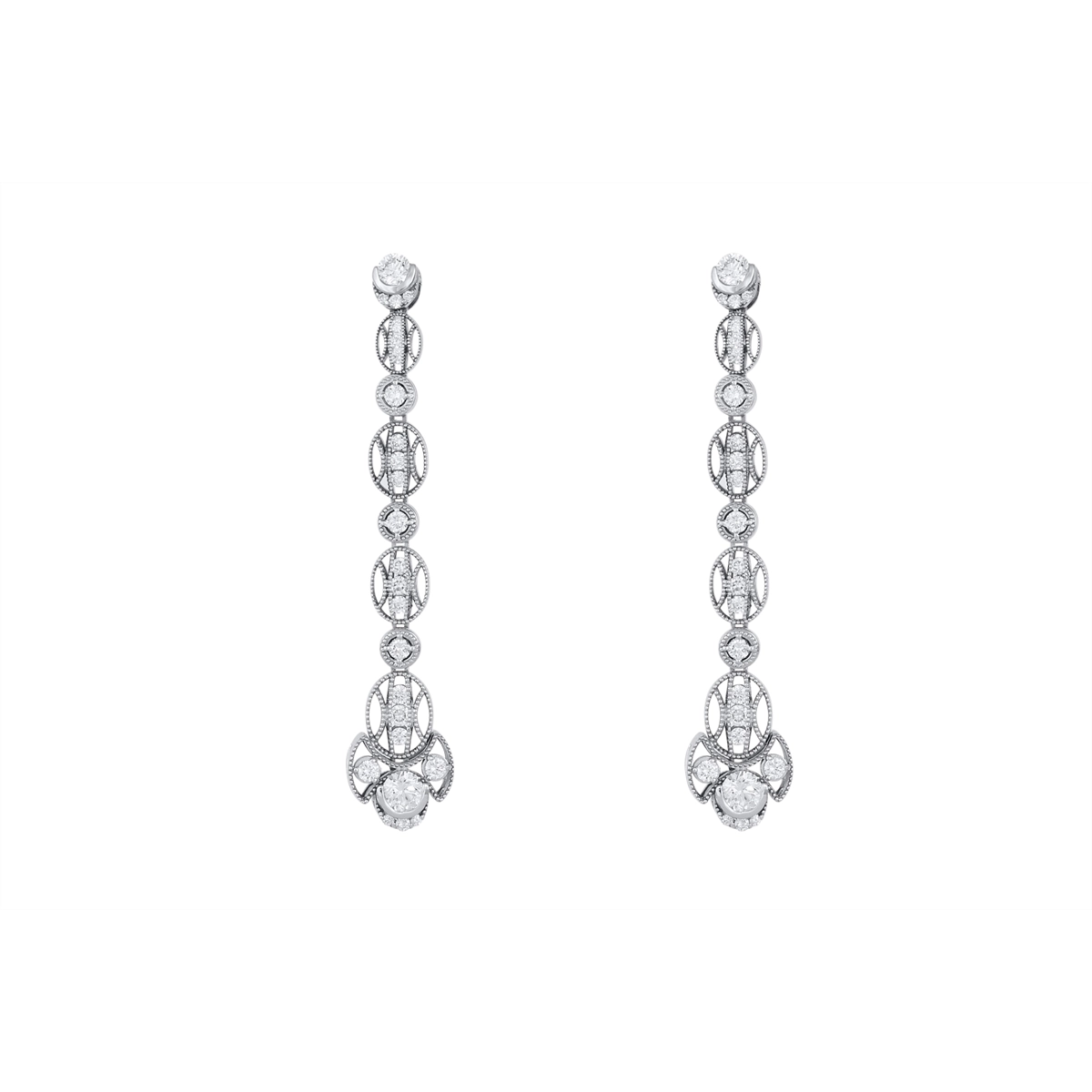 Tacori Earrings in White Gold containing Diamond FE 1000