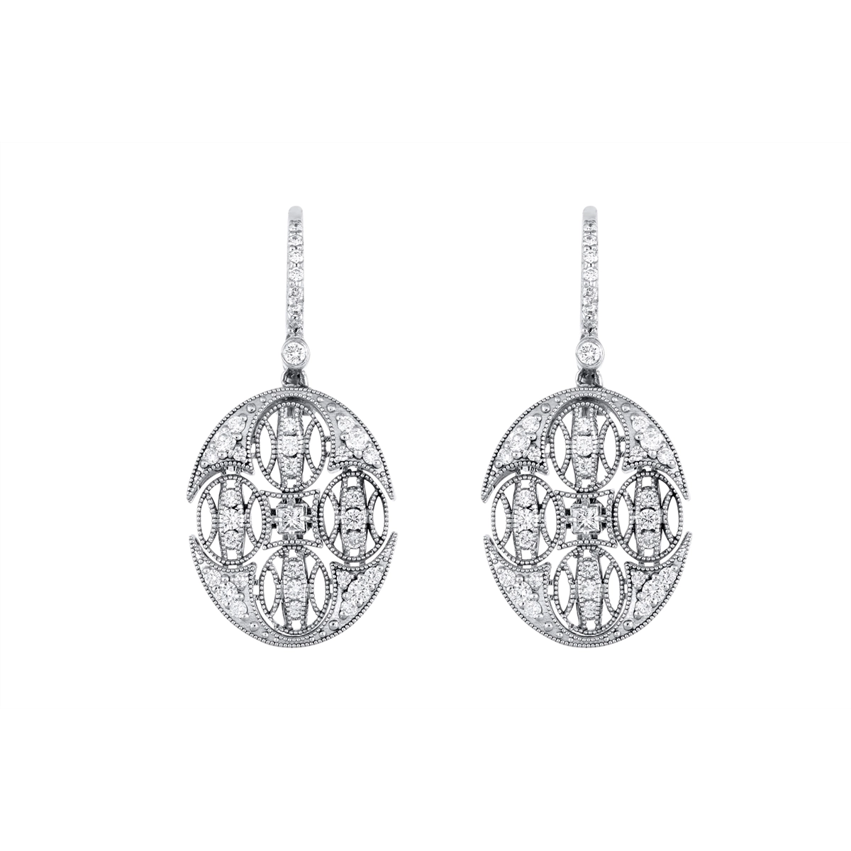 Tacori Earrings in White Gold containing Diamond FE 1023