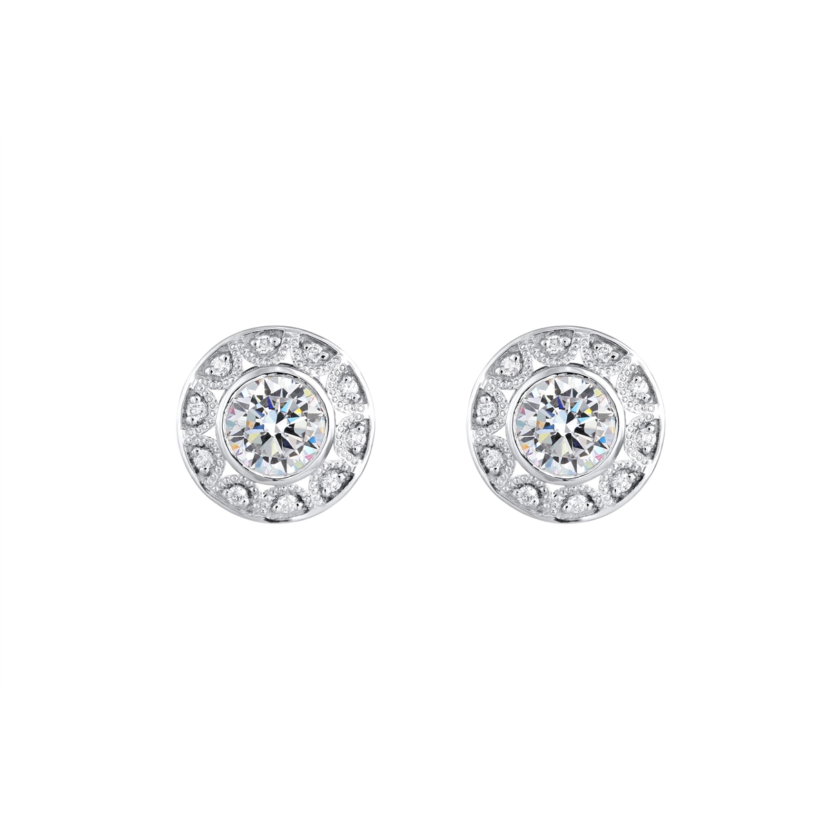 Tacori Earrings in White Gold containing Diamond FE 527 6