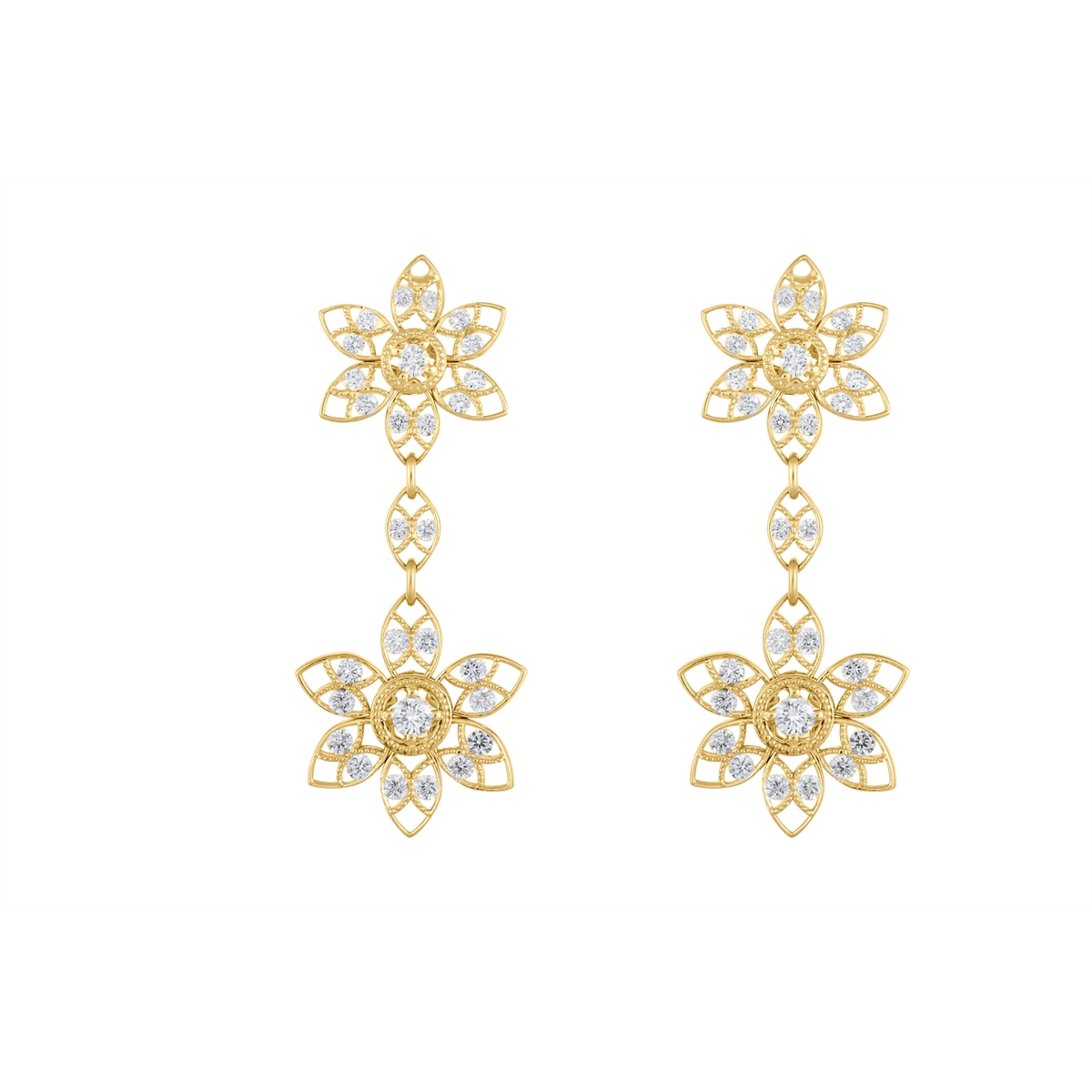 Tacori Earrings in Yellow Gold containing Diamond FE 634 Y