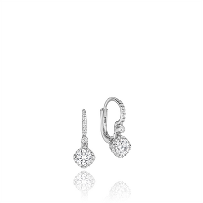 Tacori Earrings in White Gold containing Diamond FE 642 7.5