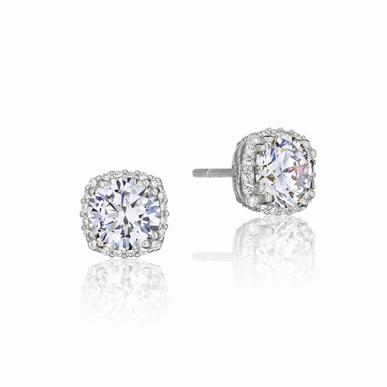 Tacori Earrings in White Gold containing Diamond FE 643 7.5