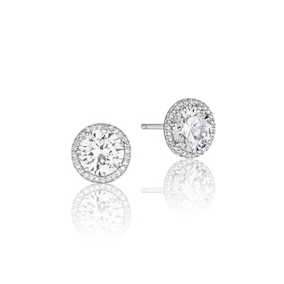 Tacori Earrings in White Gold containing Diamond FE 670 7