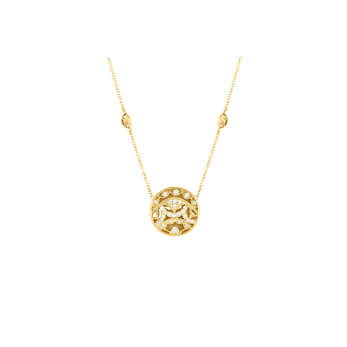 Tacori Necklaces in Yellow Gold containing Diamond FN 661 Y