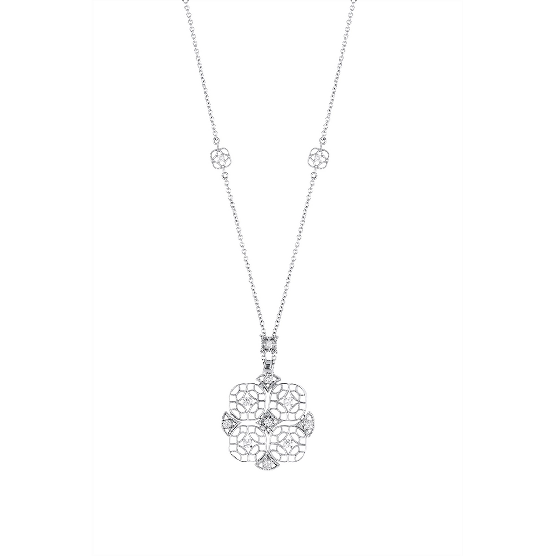 Tacori Necklaces in White Gold containing Diamond FP 1005