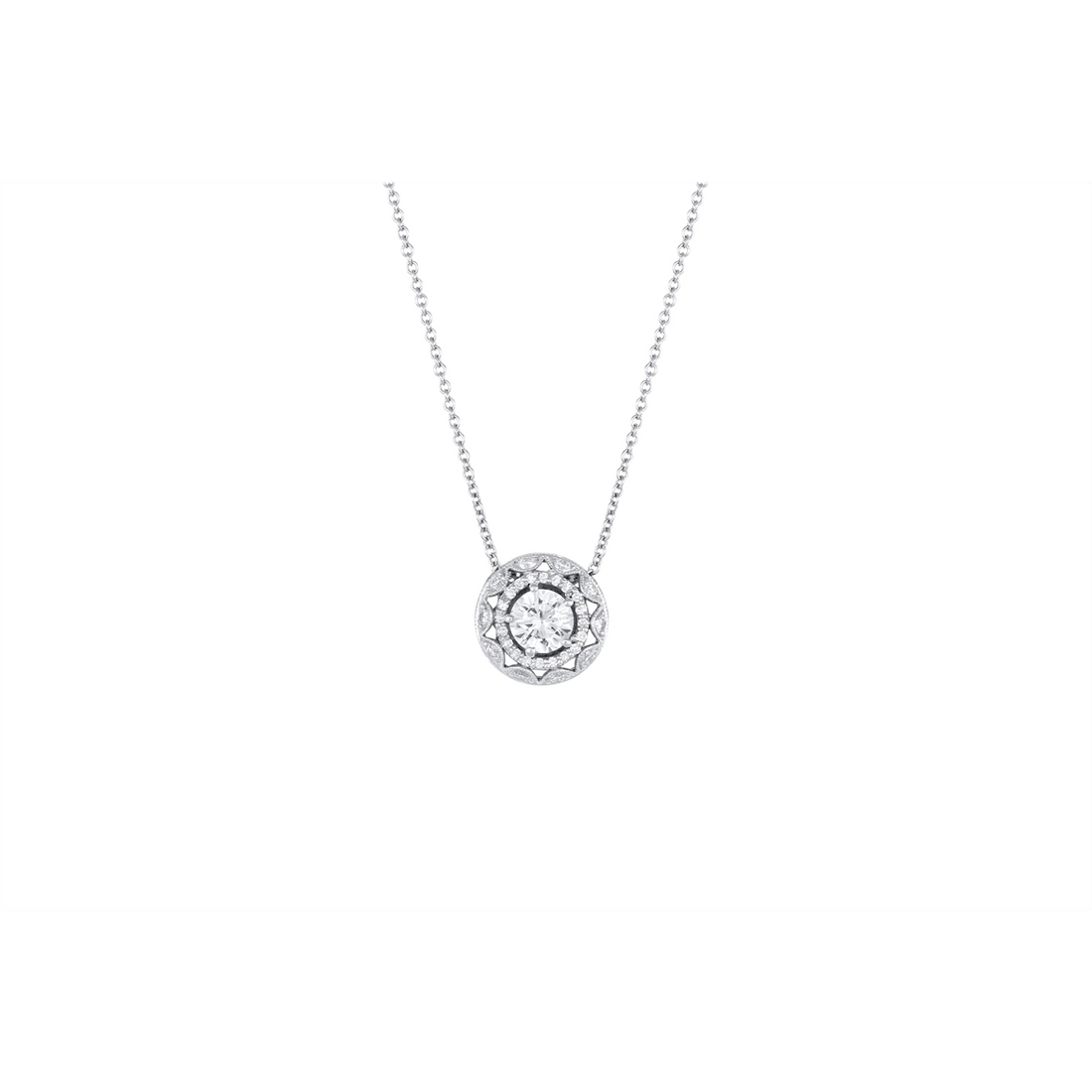 Tacori Necklaces in White Gold containing Diamond FP 526 6