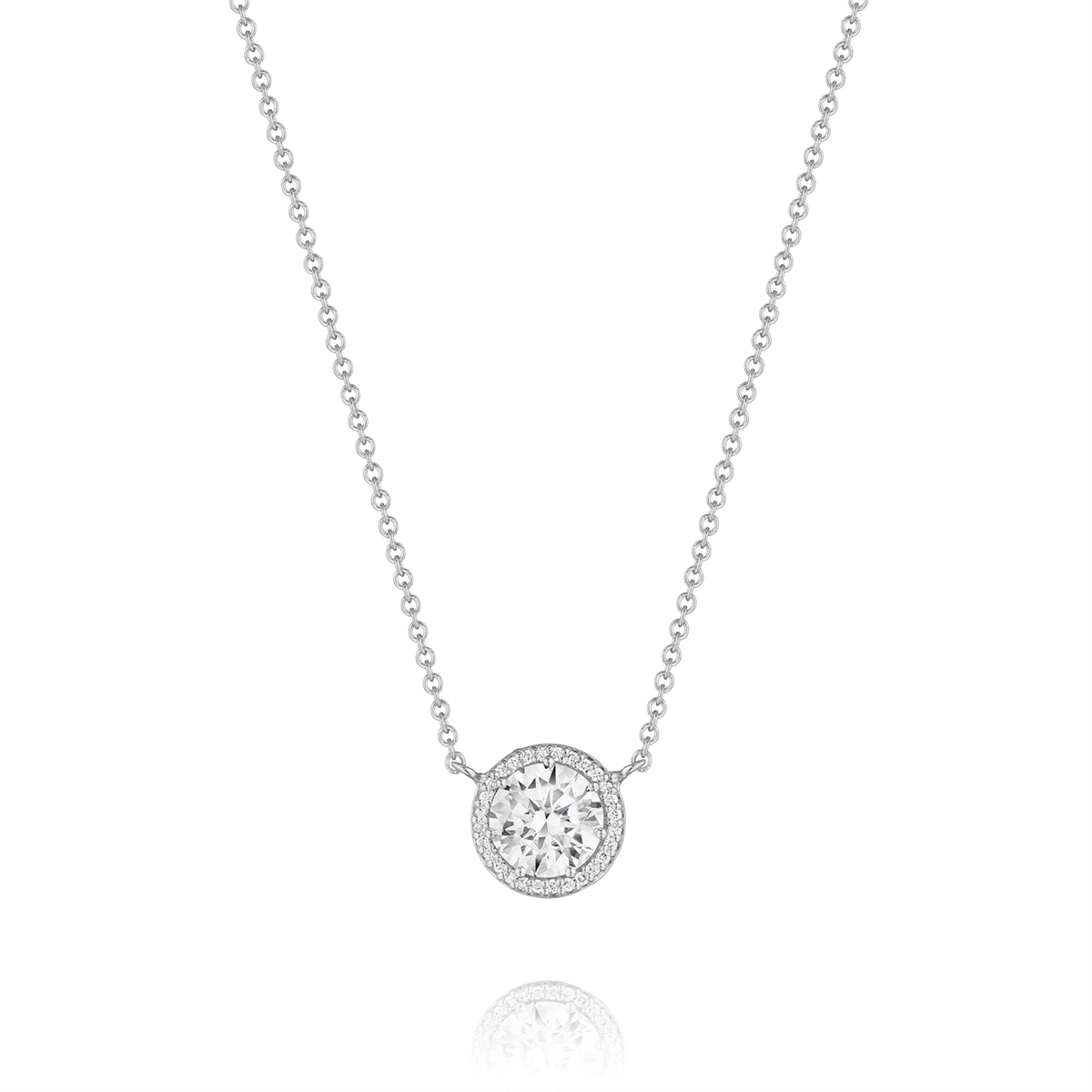 Tacori Necklaces in White Gold containing Diamond FP 670 6