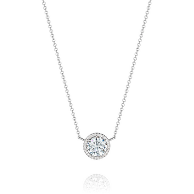 Tacori Necklaces in White Gold containing Diamond FP 670 7.5
