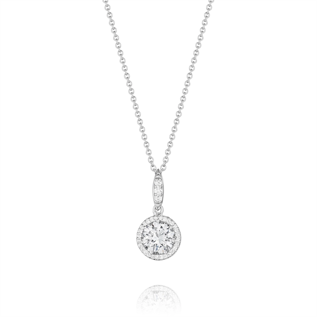 Tacori Necklaces in White Gold containing Diamond FP 671 6.5