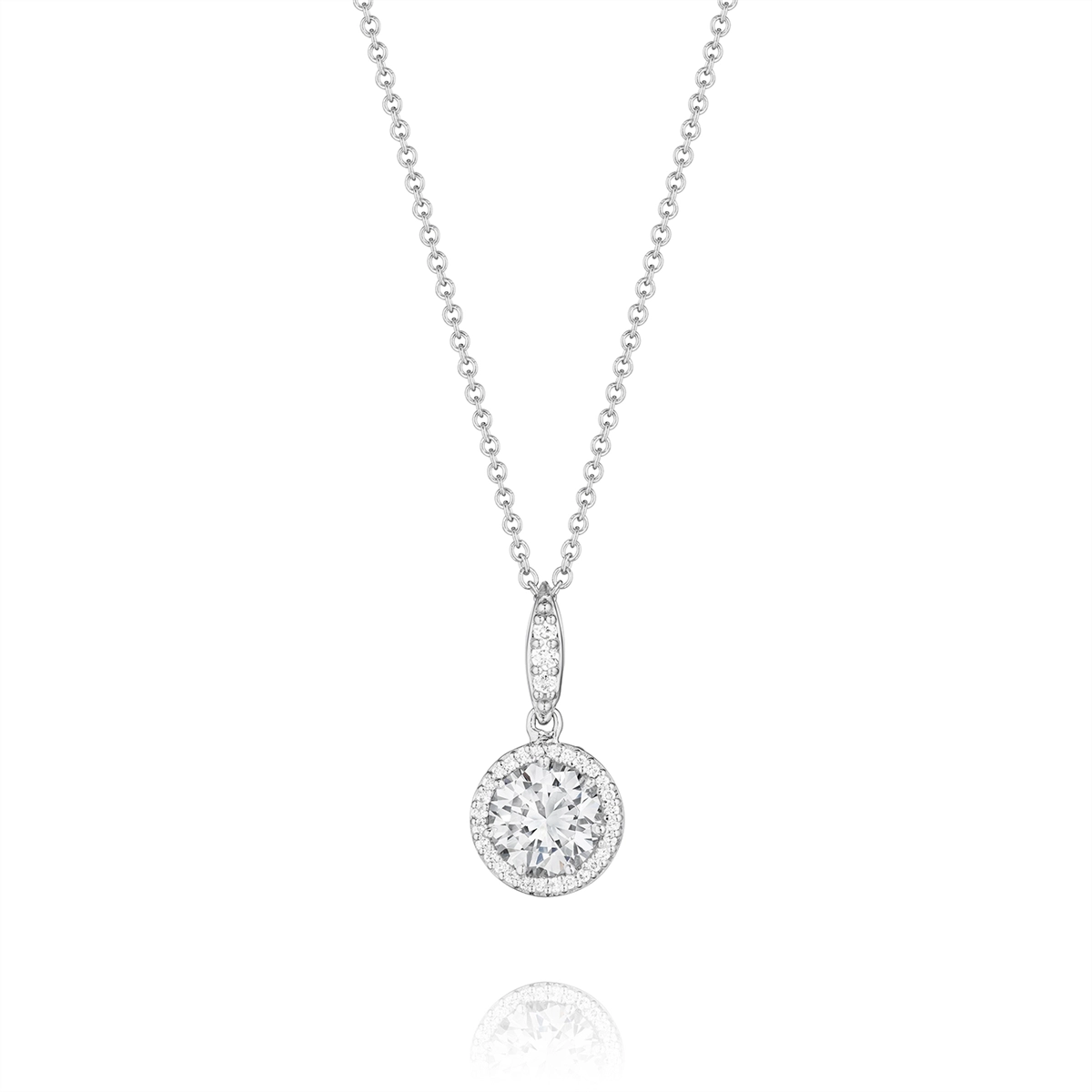 Tacori Necklaces in White Gold containing Diamond FP 671 6.5