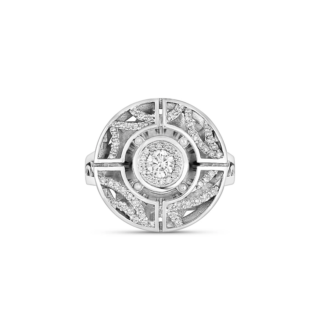 Tacori Rings in White Gold containing Diamond FR 812