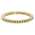 Todd Reed Wedding Rings in Yellow Gold containing Diamond TRDR390-18KY-AUT
