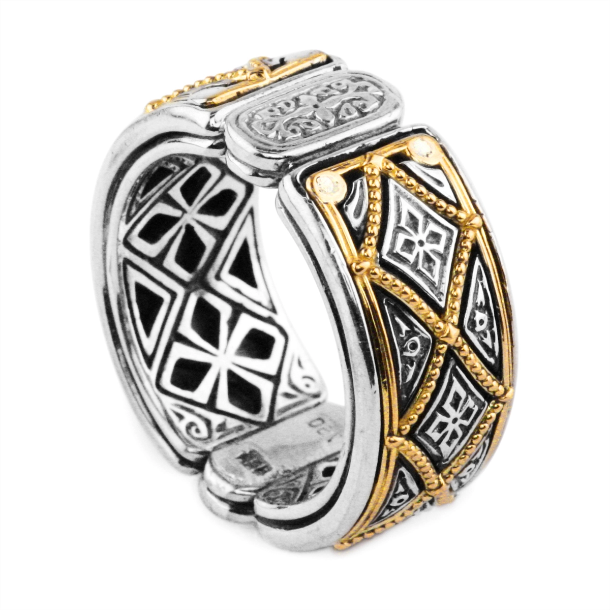Konstantino Rings in Mixed Metals DMK1952-130-S10
