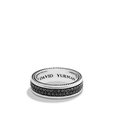 David Yurman Rings in Silver containing Black diamond R05780MSSABD10