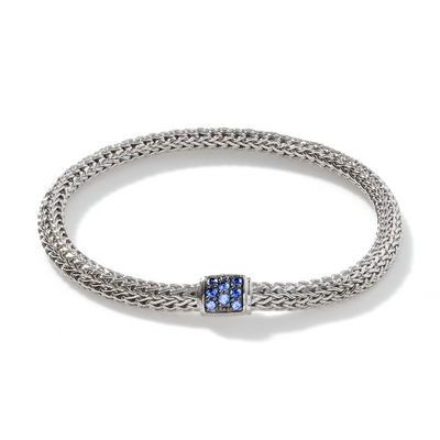 John Hardy Bracelets in Silver containing Sapphire BBS96002BSPXUM