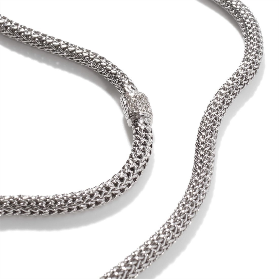 John Hardy Necklaces in Silver containing Diamond NBP96002DIX18