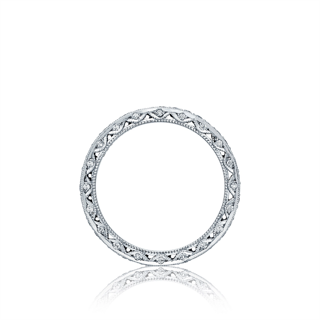 Tacori Wedding Rings in Platinum/Palladium containing Diamond HT 2522 B