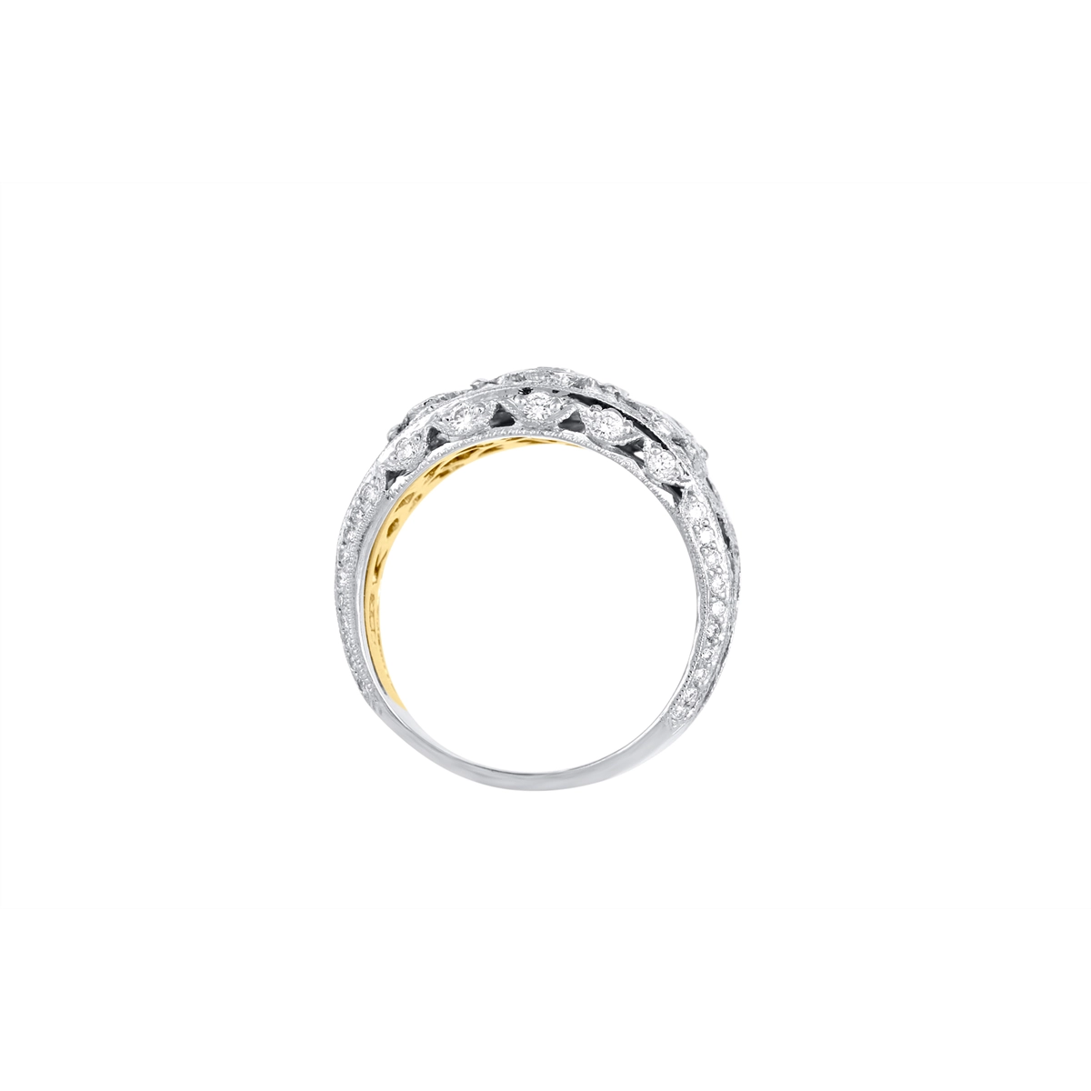 Tacori Rings in Platinum/Palladium containing Diamond 2702 Y