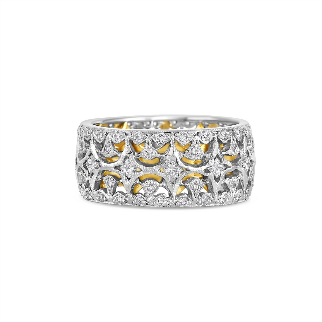 Tacori Rings in Platinum/Palladium containing Diamond 2705 Y