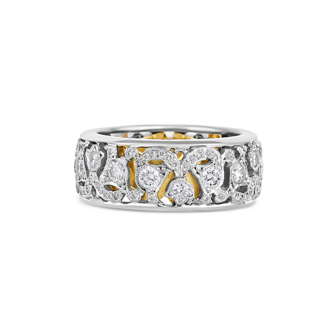 Tacori Rings in Platinum/Palladium containing Diamond 2707 Y