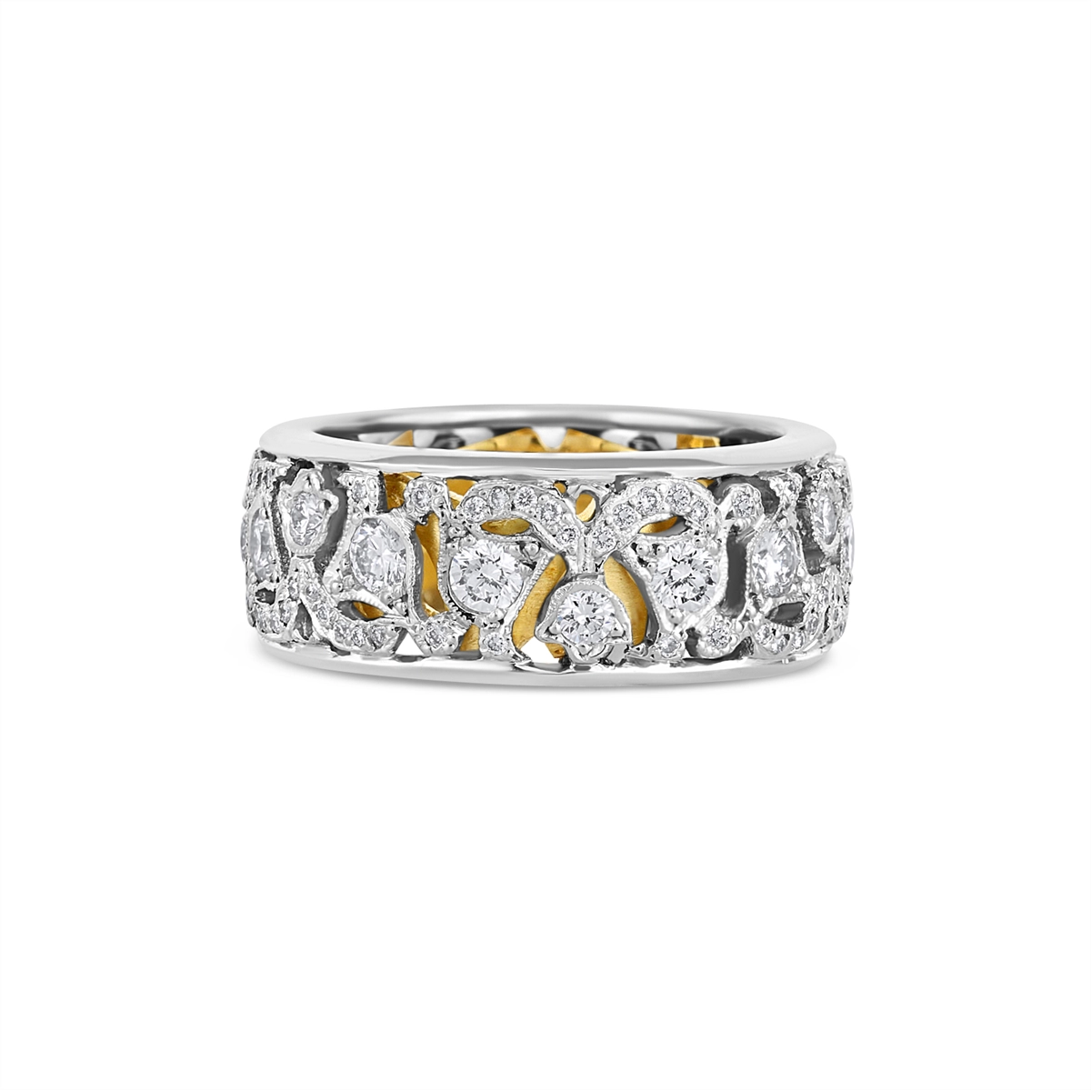 Tacori Rings in Platinum/Palladium containing Diamond 2707 Y