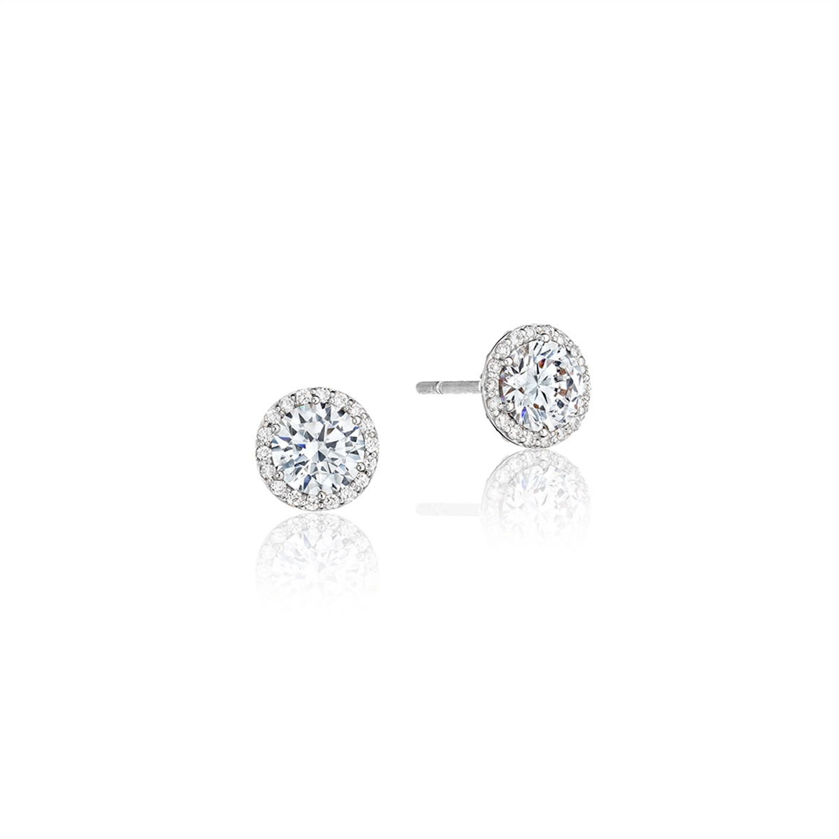 Tacori Earrings in White Gold containing Diamond FE 670 8