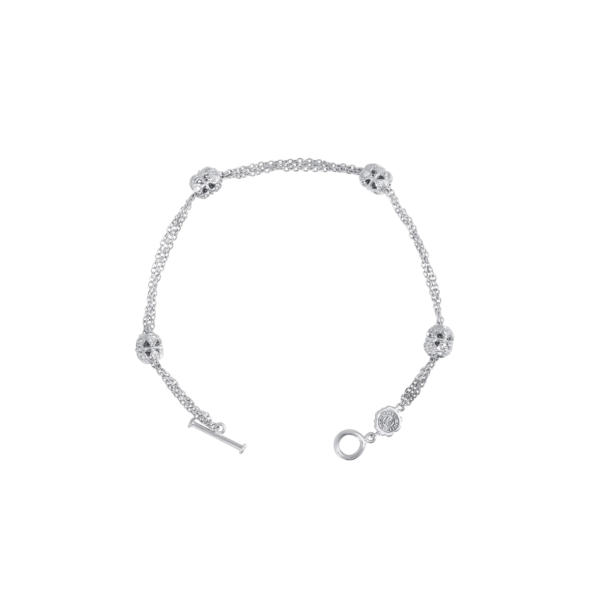 Tacori Bracelets in Platinum/Palladium containing Diamond HTB 6004