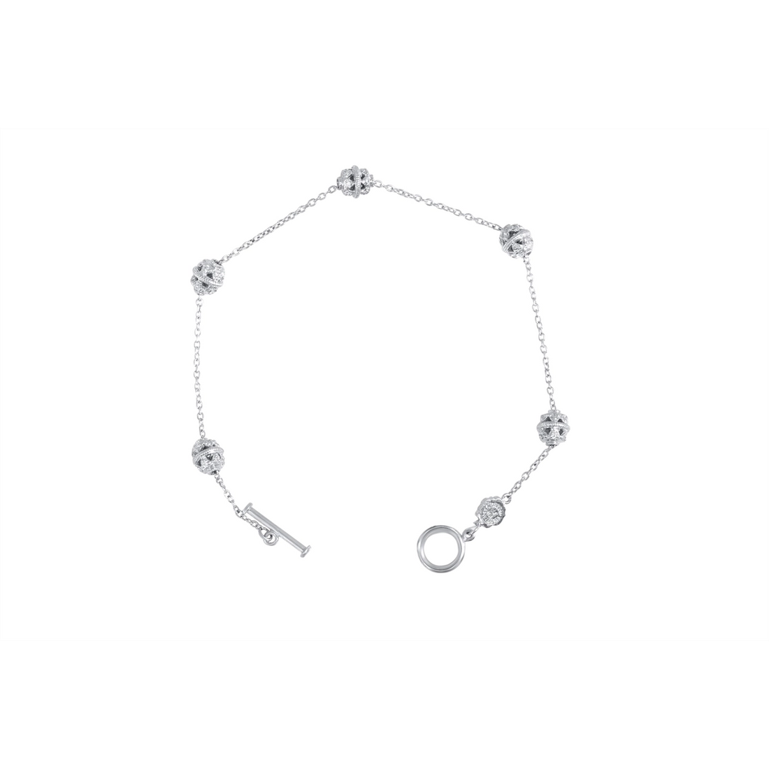 Tacori Bracelets in Platinum/Palladium containing Diamond HTB 6006