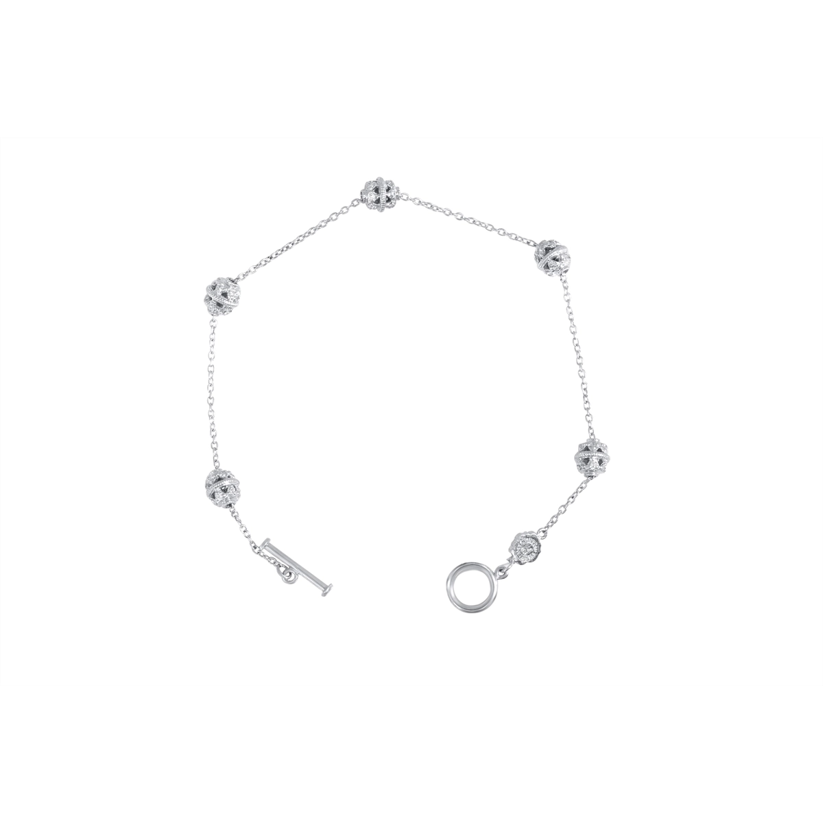 Tacori Bracelets in Platinum/Palladium containing Diamond HTB 6006