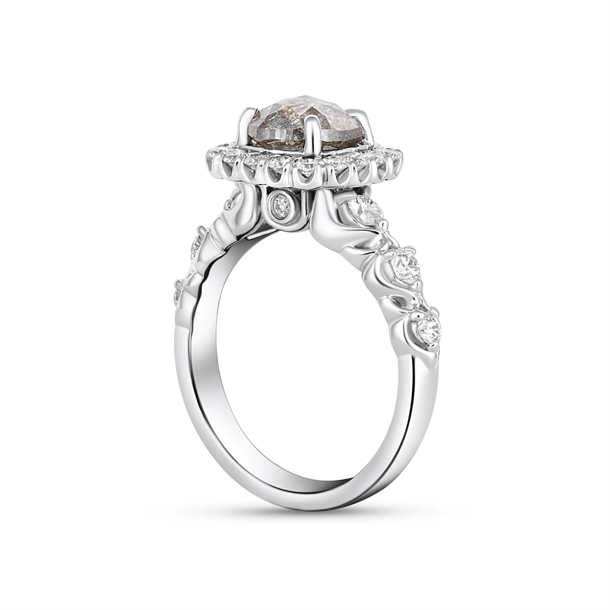 Ritani Engagement Rings in White Gold containing Diamond 83826
