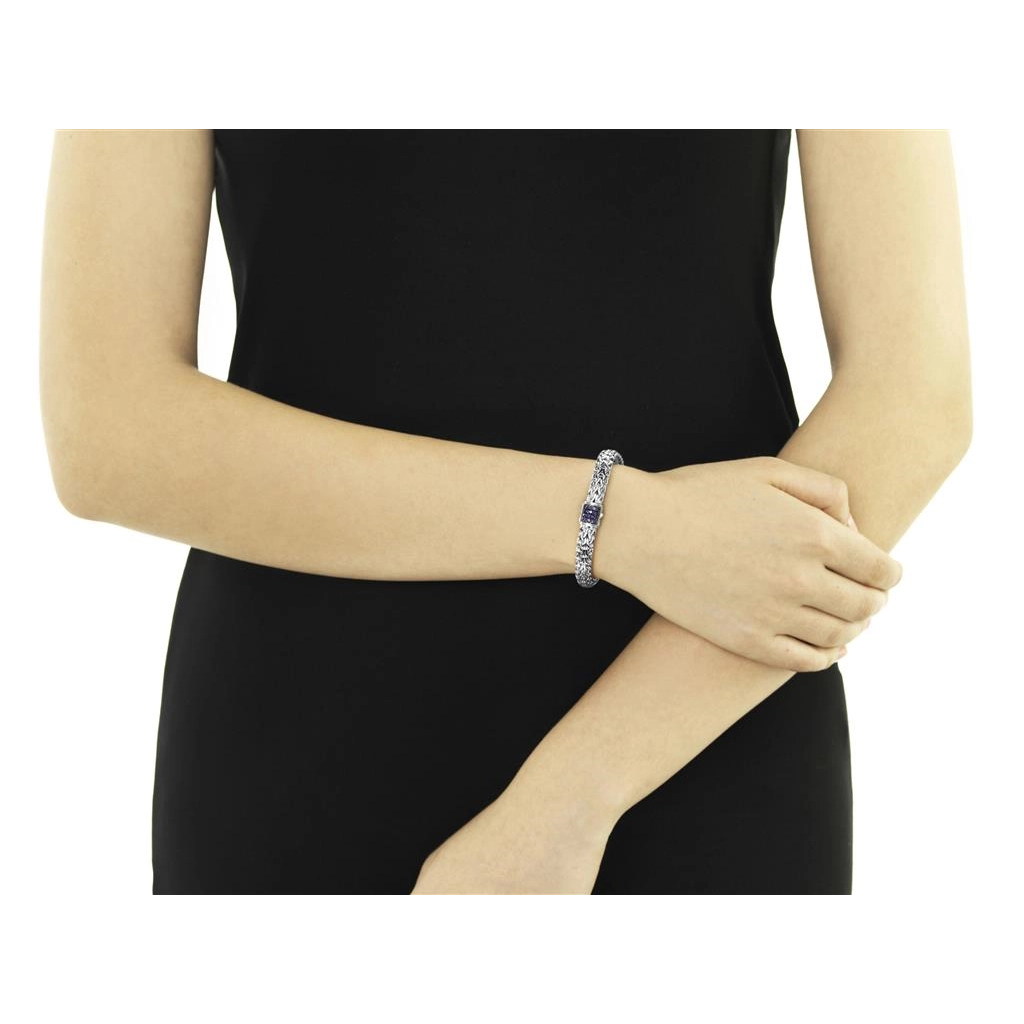John Hardy Bracelets in Silver containing Sapphire BBS90409BSPXUM