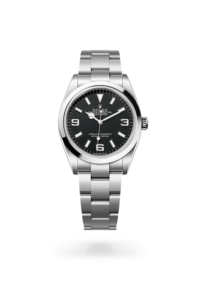 Rolex Explorer in Oystersteel, m124270-0001 | Meierotto Jewelers