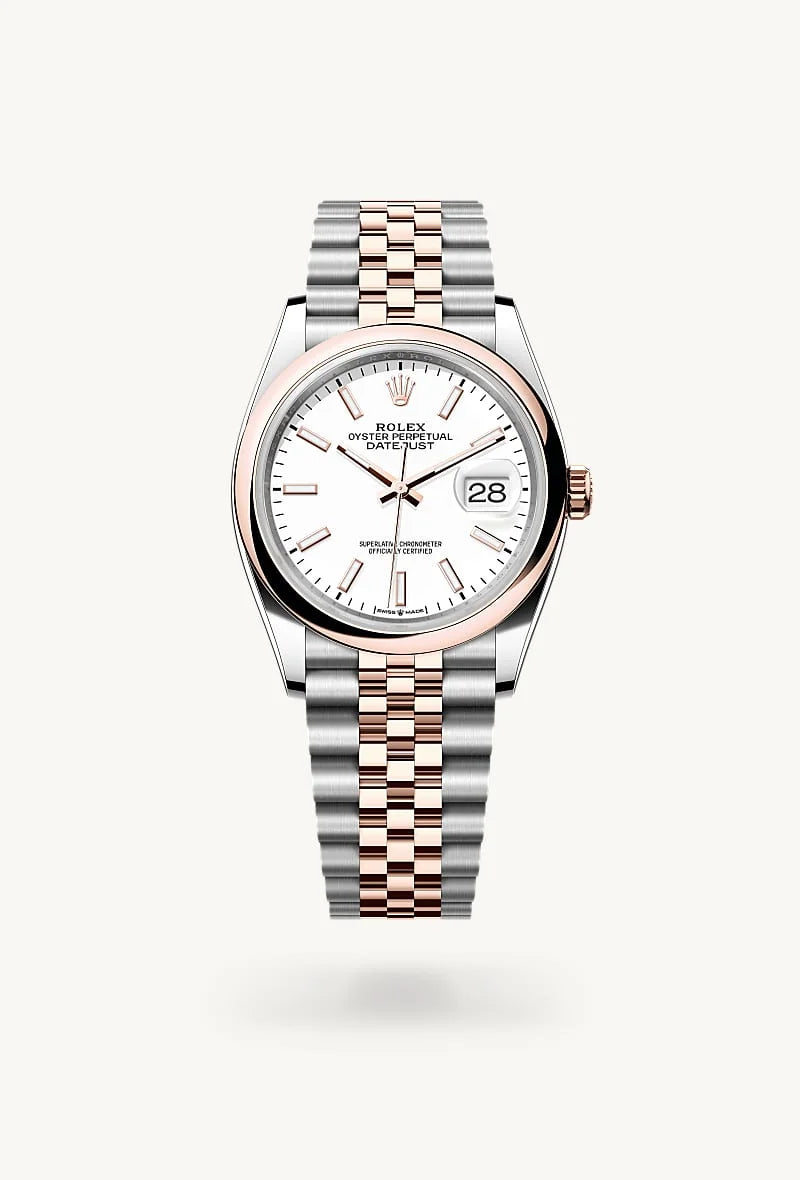 Rolex Datejust 36 Everose Rolesor - combination of Oystersteel and Everose gold, M126201-0017