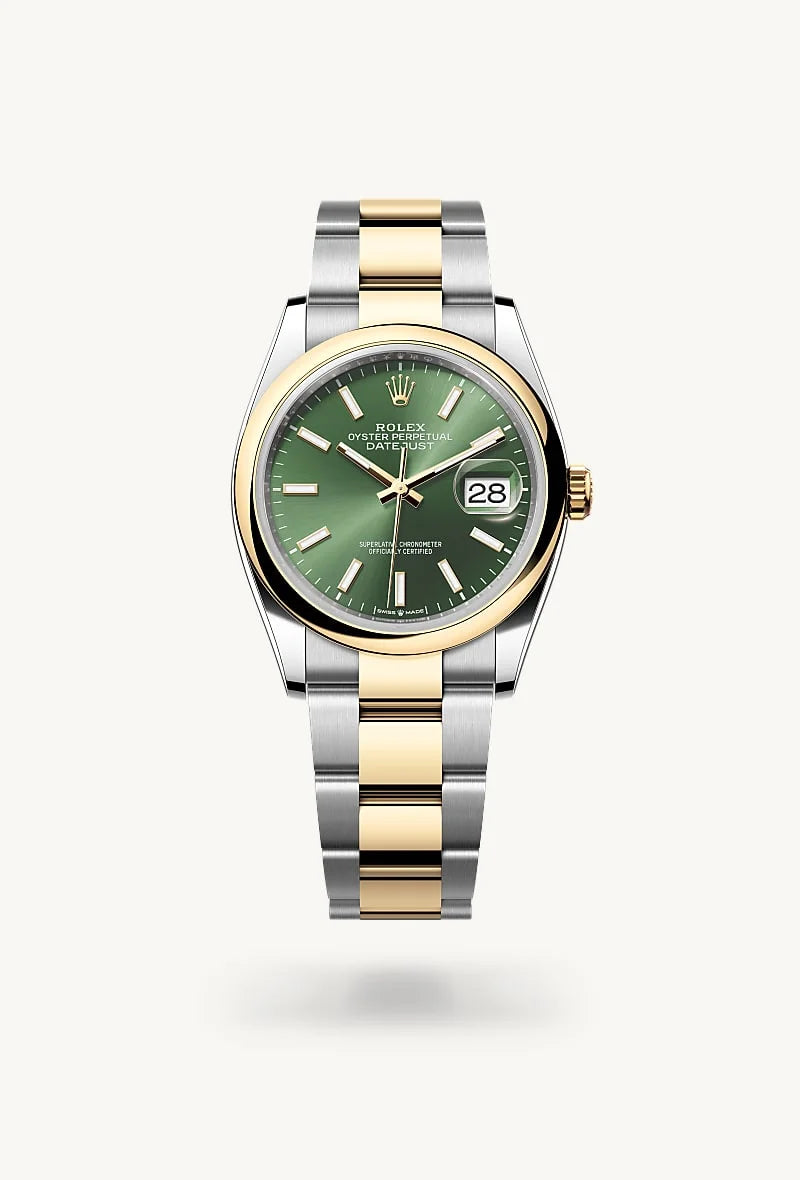 Rolex Datejust in Yellow Rolesor - combination of Oystersteel and yellow gold, M126203-0058 - Meierotto Jewelers