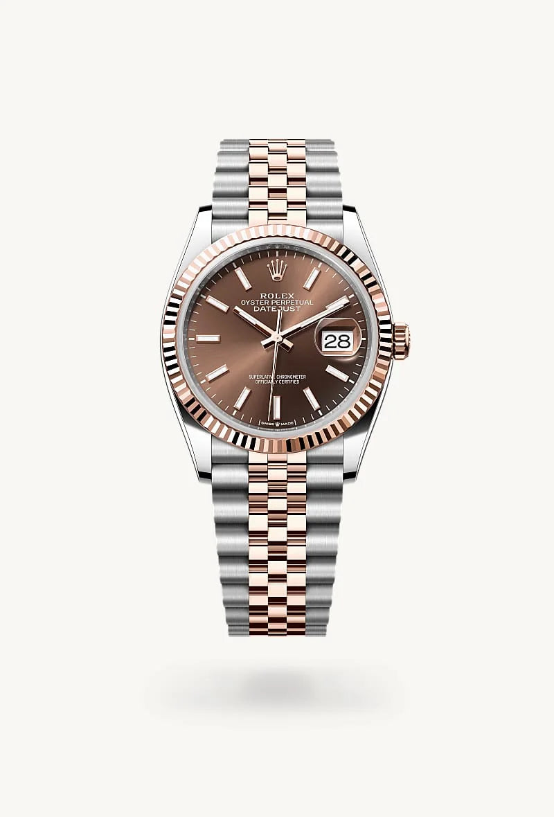 Rolex Datejust 36 Everose Rolesor - combination of Oystersteel and Everose gold, M126231-0043