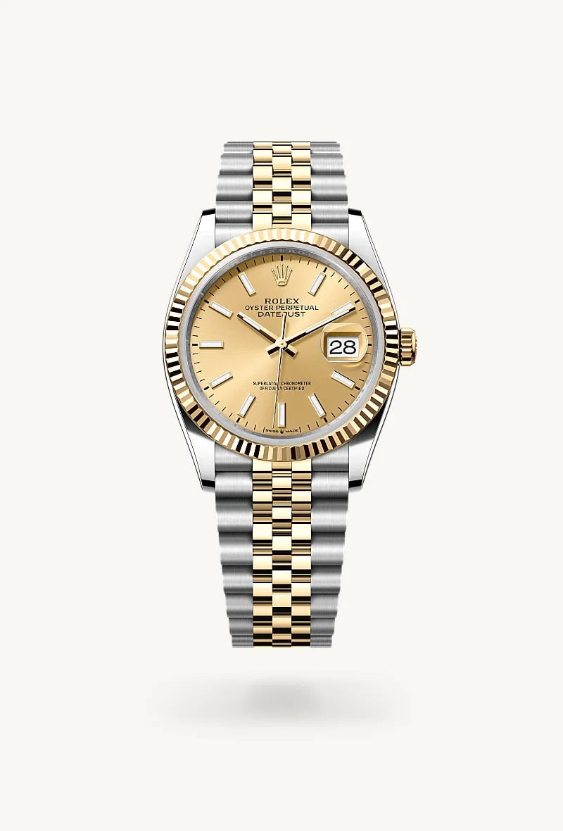 Rolex Datejust 36 Yellow Rolesor - combination of Oystersteel and yellow gold, M126233-0015