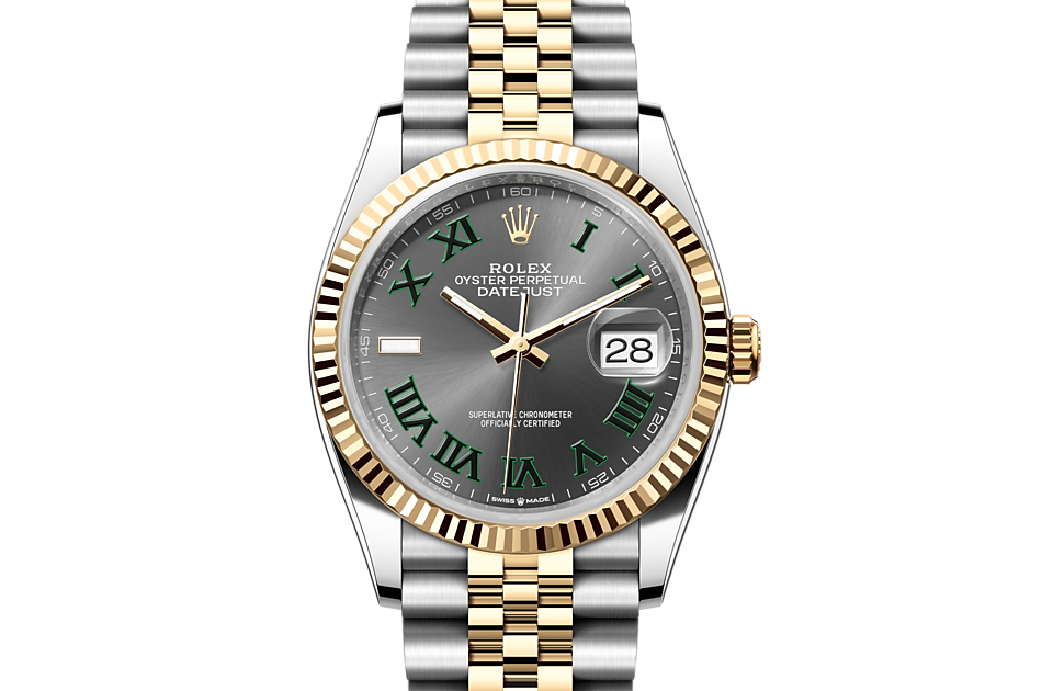 Rolex Datejust 36 m126233-0035 Watch Font Facing