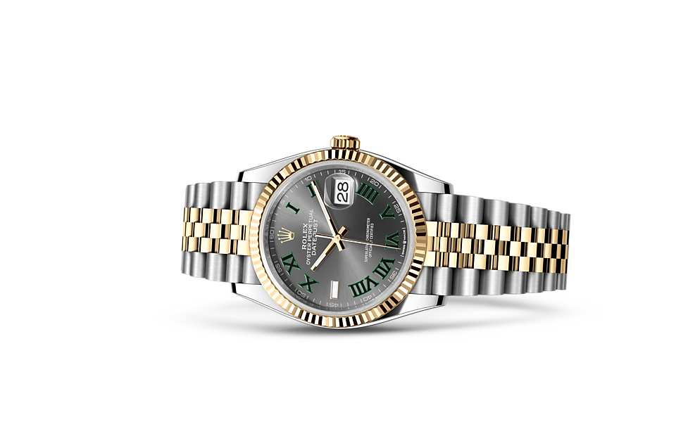 Rolex Datejust 36 m126233-0035 Watch in Store Laying Down