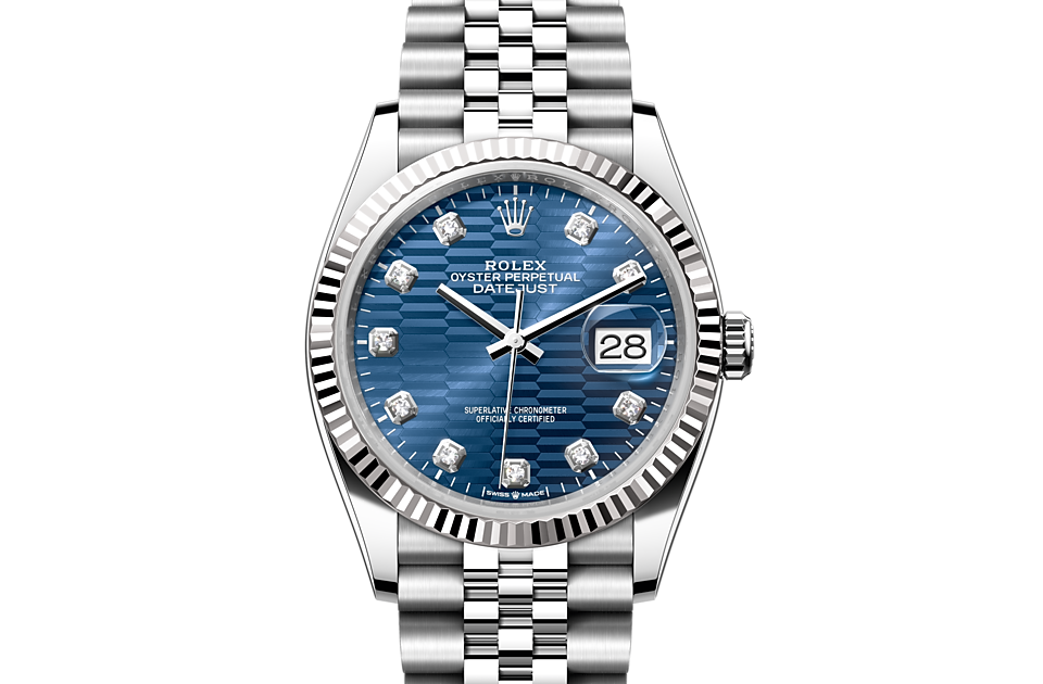 Rolex Datejust 36 M126234-0057 Watch Front Facing