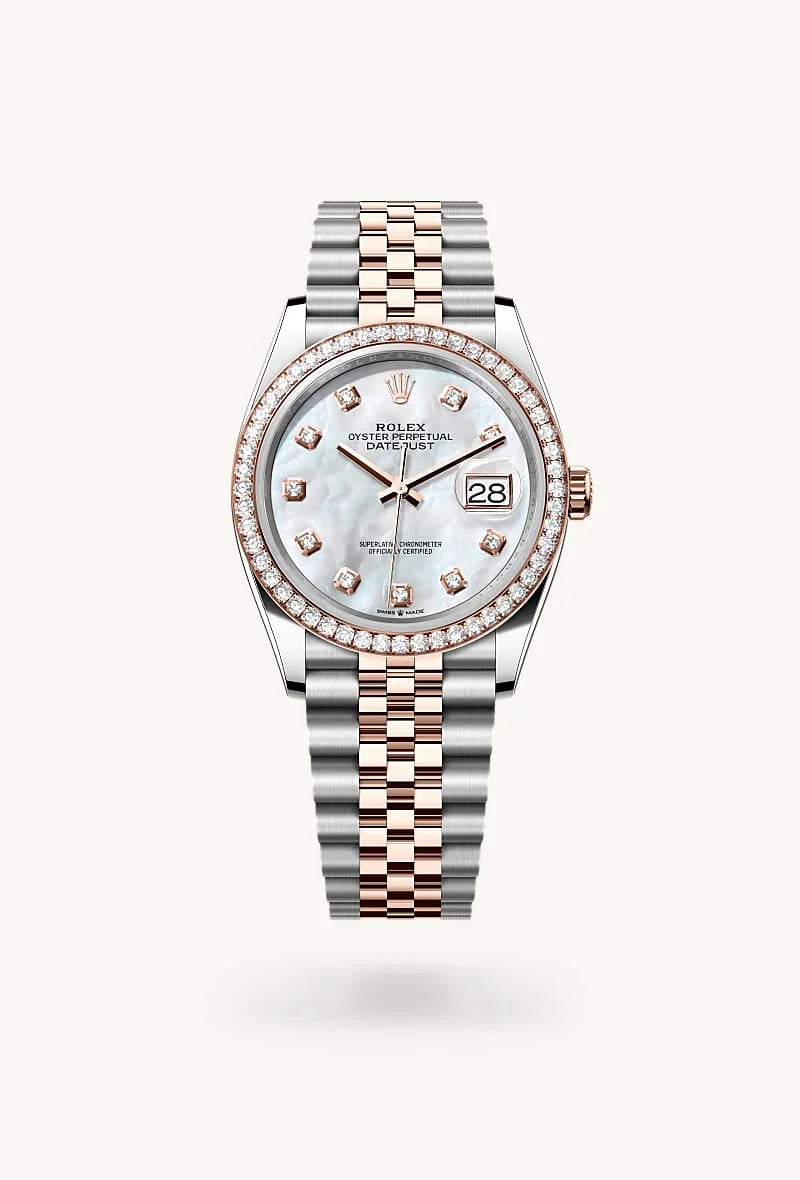 Rolex Datejust 36 Everose Rolesor - combination of Oystersteel and Everose gold, M126281RBR-0009