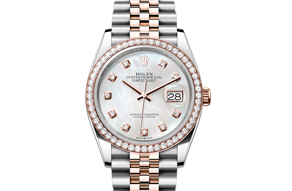 Rolex Datejust 36 M126281RBR-0009 Watch Font Facing