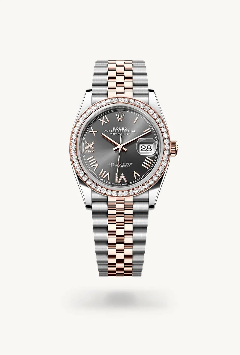 Rolex Datejust 36 Everose Rolesor - combination of Oystersteel and Everose gold, M126281RBR-0035