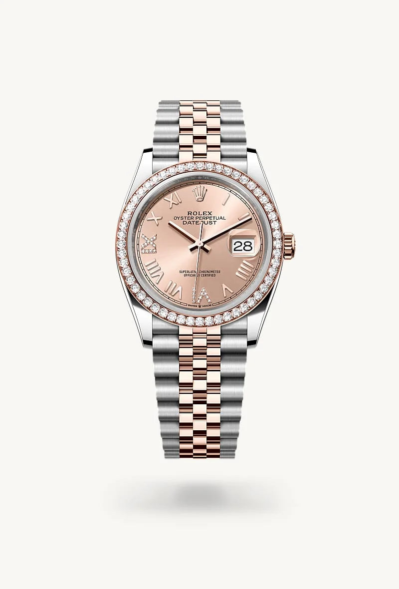Rolex Datejust 36 Everose Rolesor - combination of Oystersteel and Everose gold, M126281RBR-0037