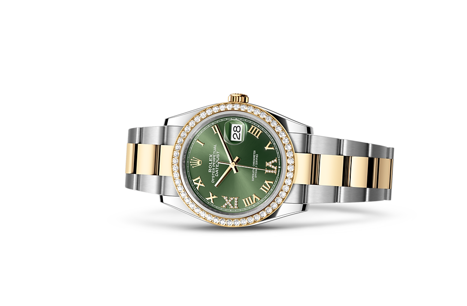 Rolex Datejust 36 m126283rbr-0012 Watch in Store Laying Down