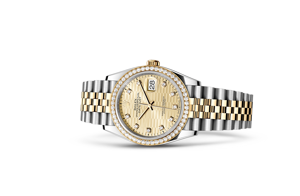 Rolex Datejust 36 M126283RBR-0031 Watch in Store Laying Down