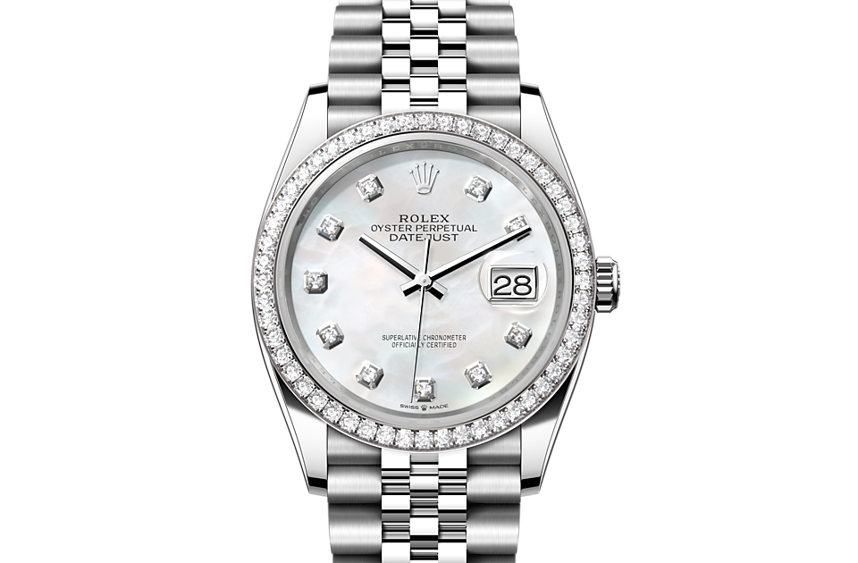 Rolex Datejust 36 m126284rbr-0011 Watch Font Facing