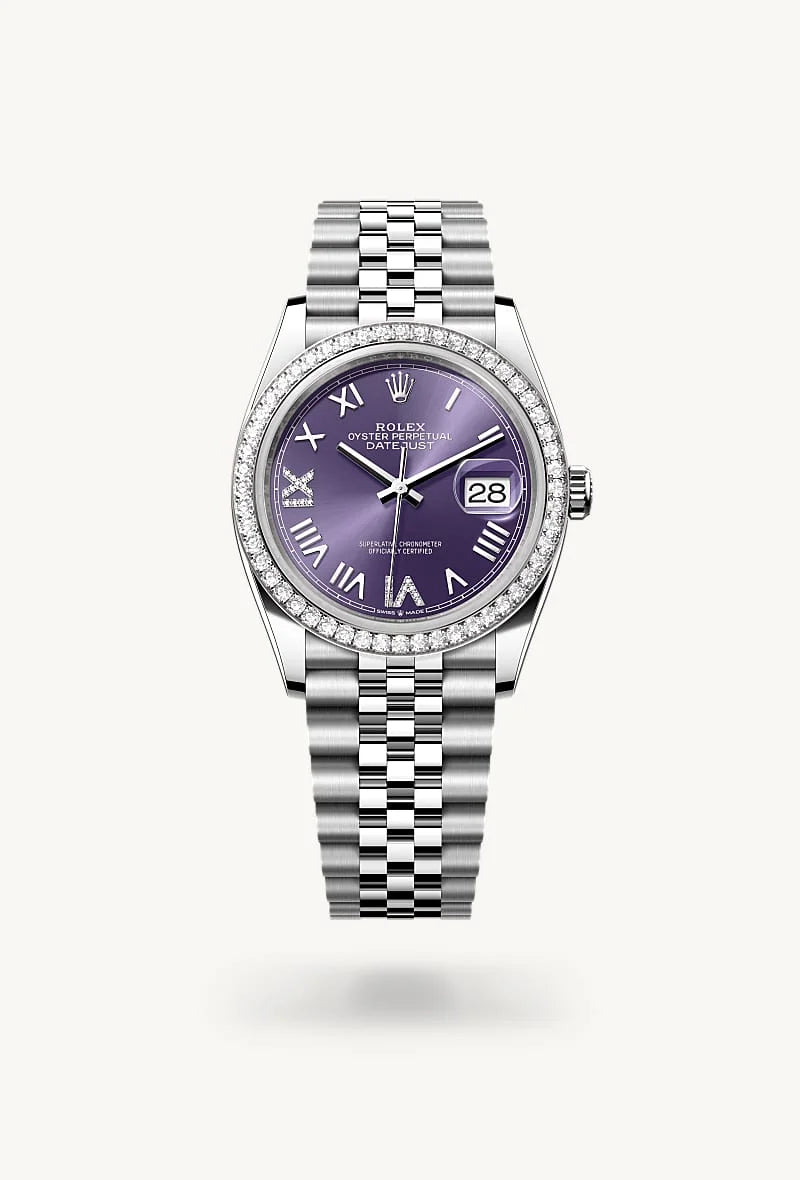 Rolex Datejust 36 White Rolesor - combination of Oystersteel and white gold, M126284RBR-0055