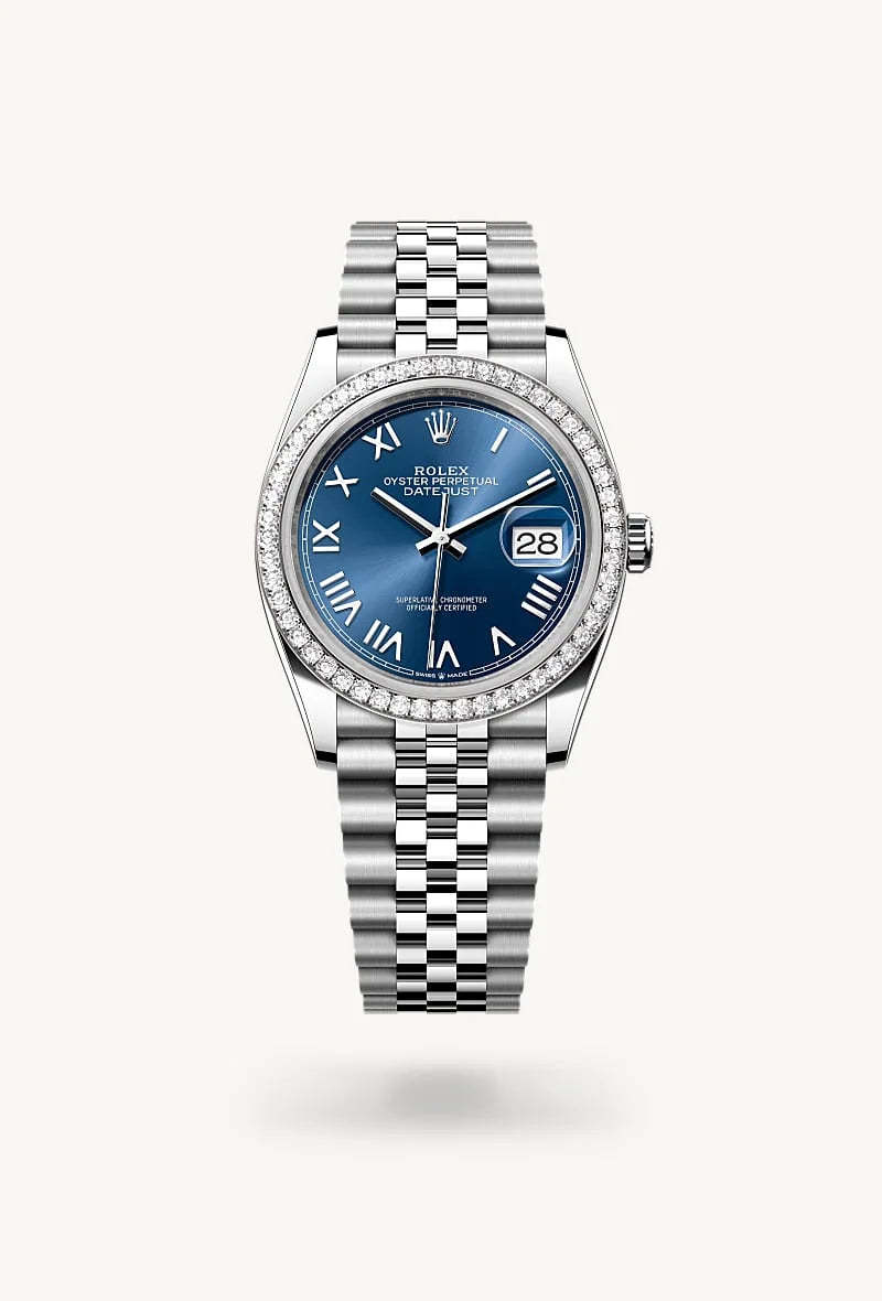 Rolex Datejust 36 White Rolesor - combination of Oystersteel and white gold, M126284RBR-0061