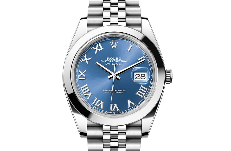 Rolex Datejust 41 m126300-0018 Watch Font Facing
