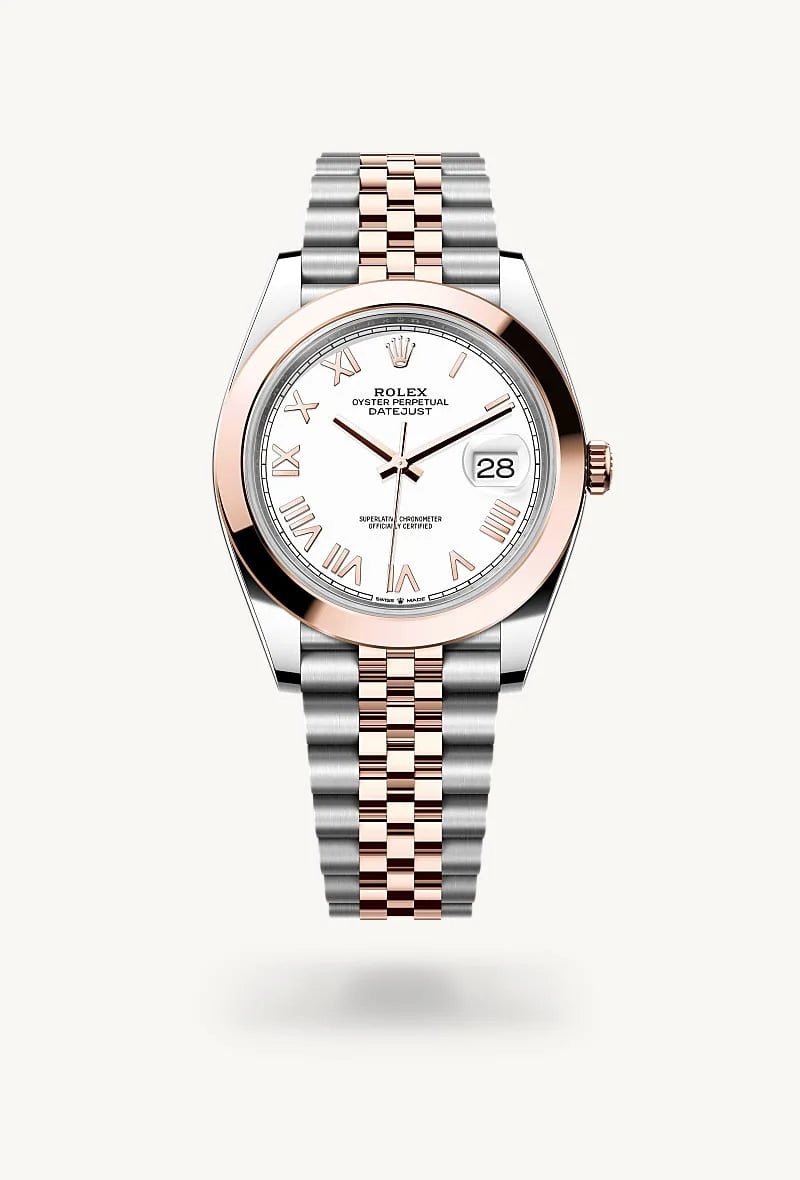 Rolex Datejust 41 Everose Rolesor - combination of Oystersteel and Everose gold, M126301-0026
